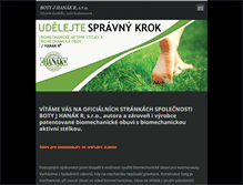 Tablet Screenshot of botyhanak.cz